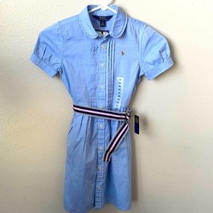 Ralph Lauren Chambray Dress, Girls Sz 6X